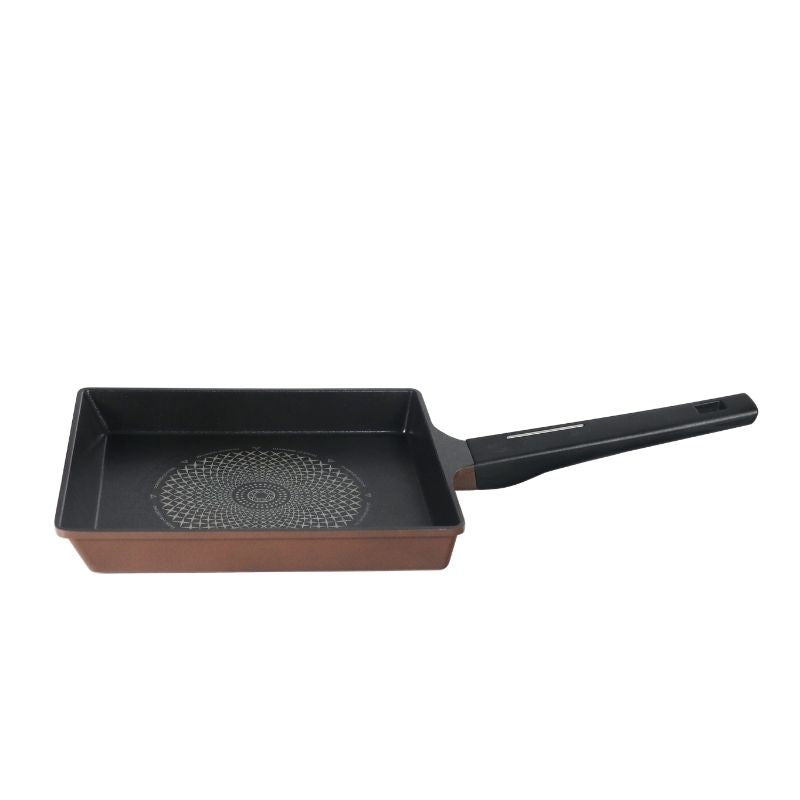 Chảo gang vuông chống dính chiên trứng hiệu POONGNYUN [PN] NSDTFP-25S(IH) [25x21CM]