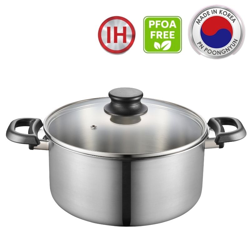Nồi casserole Inox cao cấp hiệu POONGNYUN WNPT-24C(IH) [4.0L]