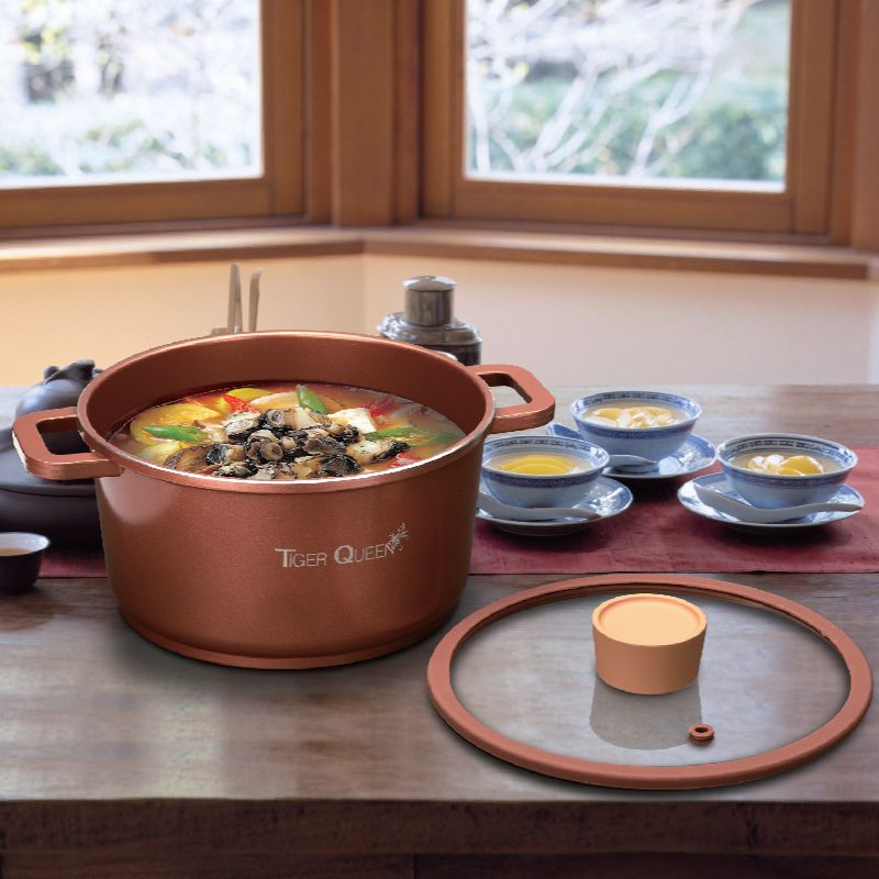 Nồi hầm Ceramic IH hiệu Tiger Queen CWCB-24CH [24cm – 5.18L]