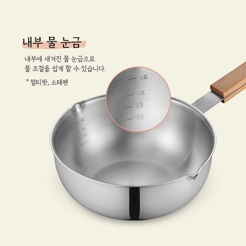 Nồi quánh Inox cao cấp hiệu POONGNYUN WWMPT-20B(IH) [2.2L]