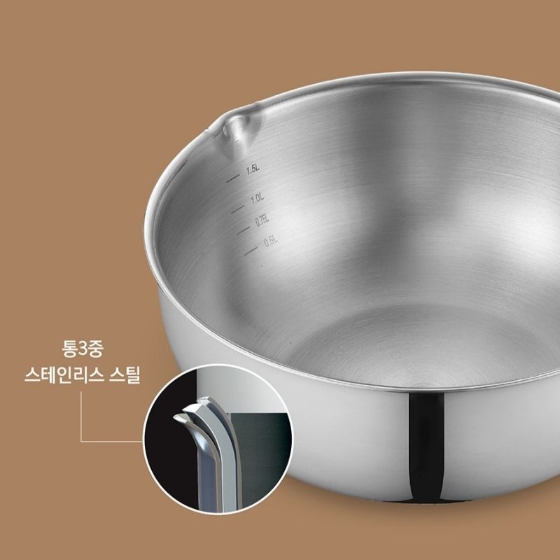 Nồi quánh Inox cao cấp hiệu POONGNYUN WWMPT-20B(IH) [2.2L]