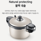 Nồi áp suất nhôm Hard Anodizing IH hiệu PN BEDPC-06(IH) [3.5L]