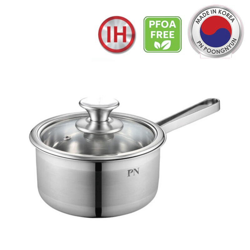 Nồi quánh Inox 1 lớp hiệu PN LCPT-16B(IH) [16cm - 1.7L]