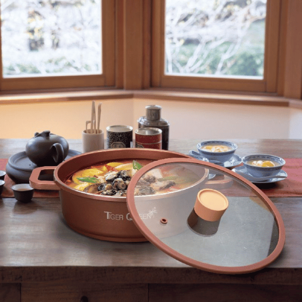 Nồi lẩu Ceramic IH hiệu Tiger Queen CWCB-24CL [24cm – 3.2L]
