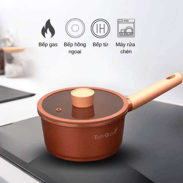 Nồi quánh Ceramic IH hiệu Tiger Queen CWCB-18B [18cm – 1.9L]