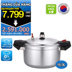 Nồi áp suất nhôm đúc nguyên khối hiệu PN HCAPC-30 [16.0L]