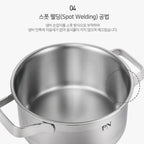 Nồi casserole inox hiệu POONGNYUN [PN] LMPT-24C [5.2L]