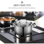 Nồi casserole inox hiệu POONGNYUN [PN] LMPT-24C [5.2L]