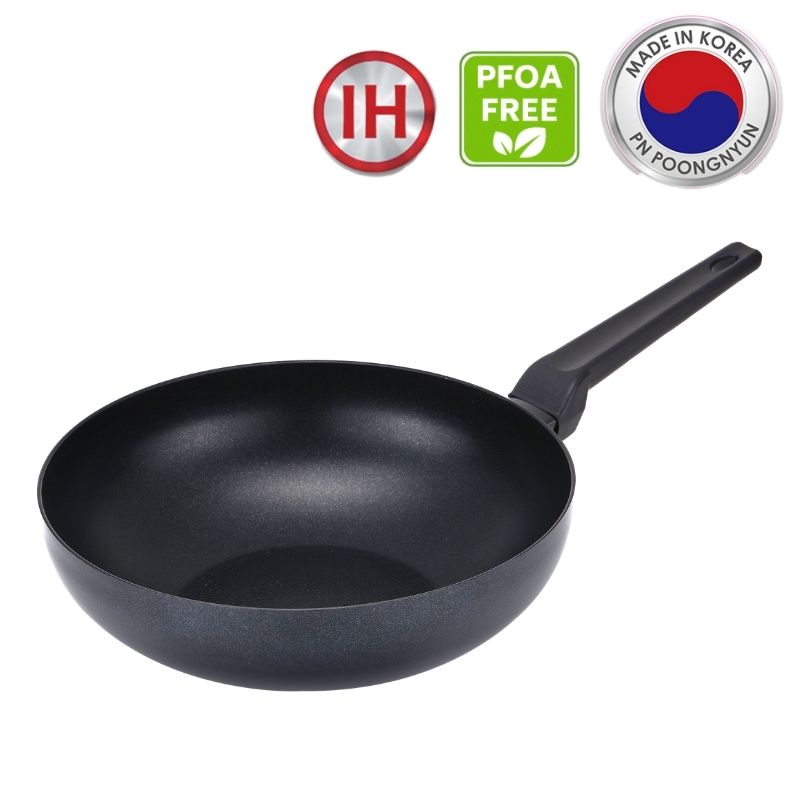 Chảo nhôm chống dính lồng sâu hiệu POONGNYUN [PN] SAWP-30(IH) [30CM]