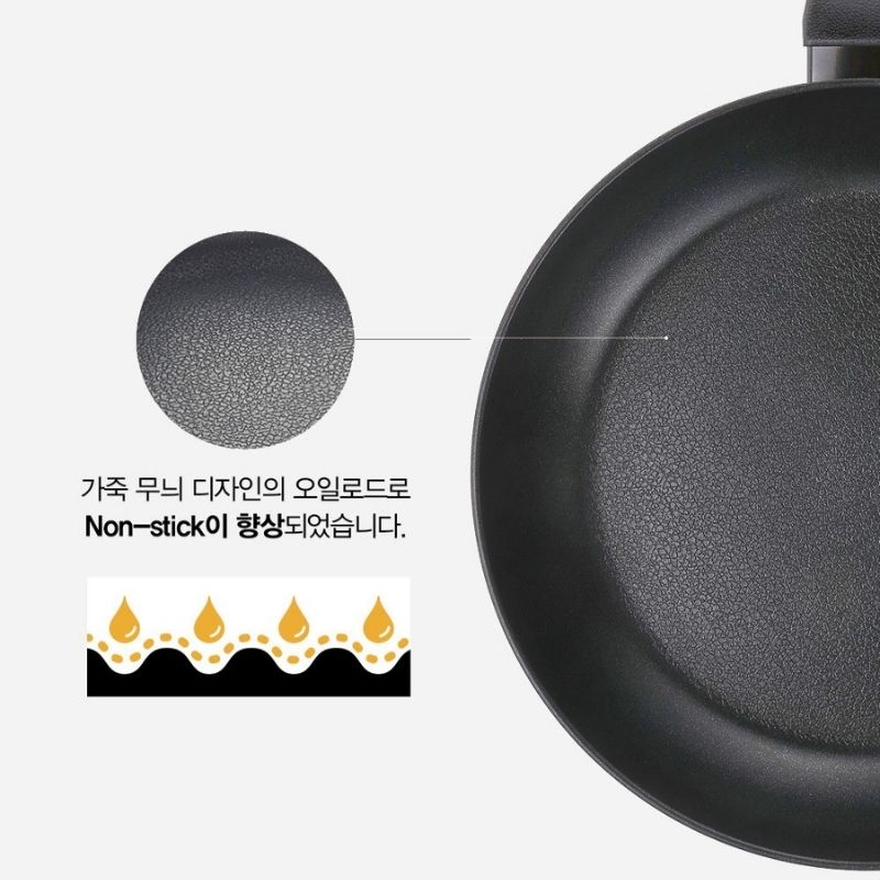 Chảo nhôm chống dính lồng sâu hiệu POONGNYUN [PN] SAWP-30(IH) [30CM]