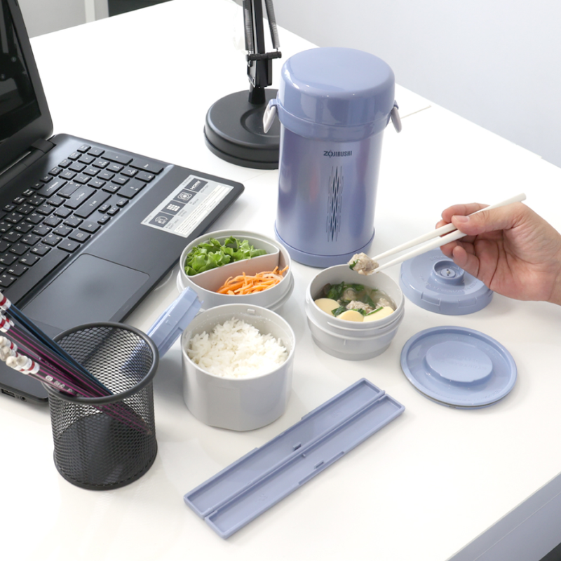 Cà men cơm giữ nhiệt Zojirushi 3 ngăn SL-NC09