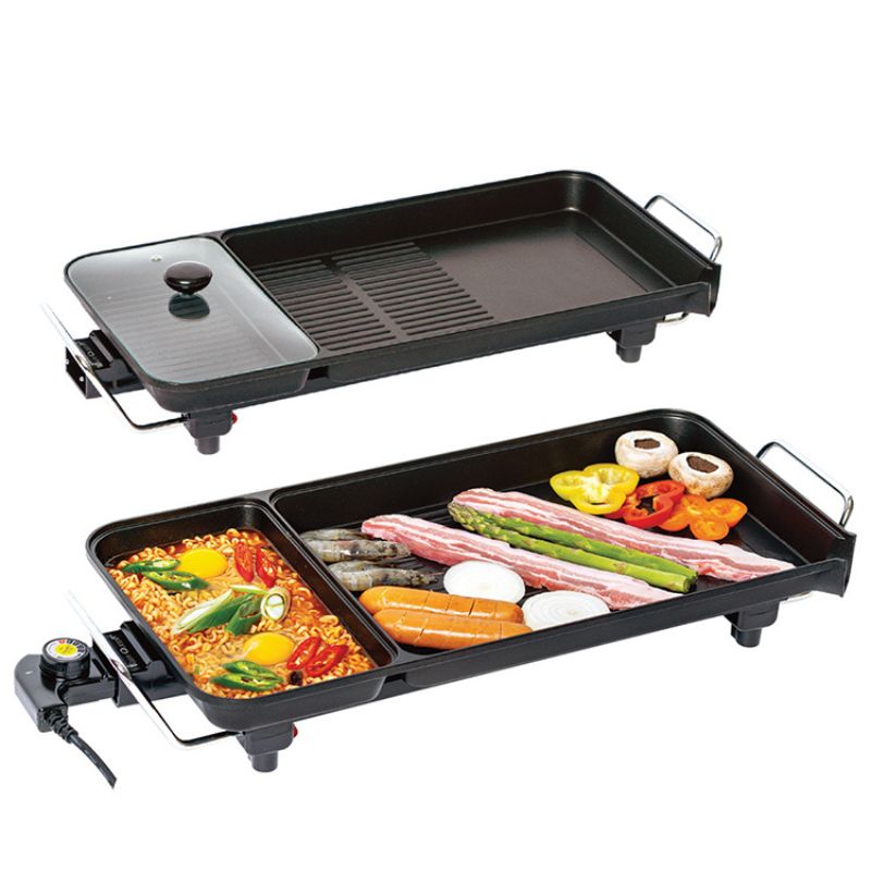 Bàn nướng điện đa năng 2 trong 1 Tiger Queen SQ-1400G [57cm]
