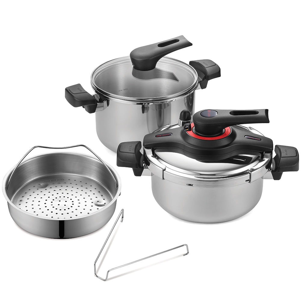 Bộ nồi áp suất Inox IH 3 trong 1 hiệu PN VGPC2-SET [6 món]