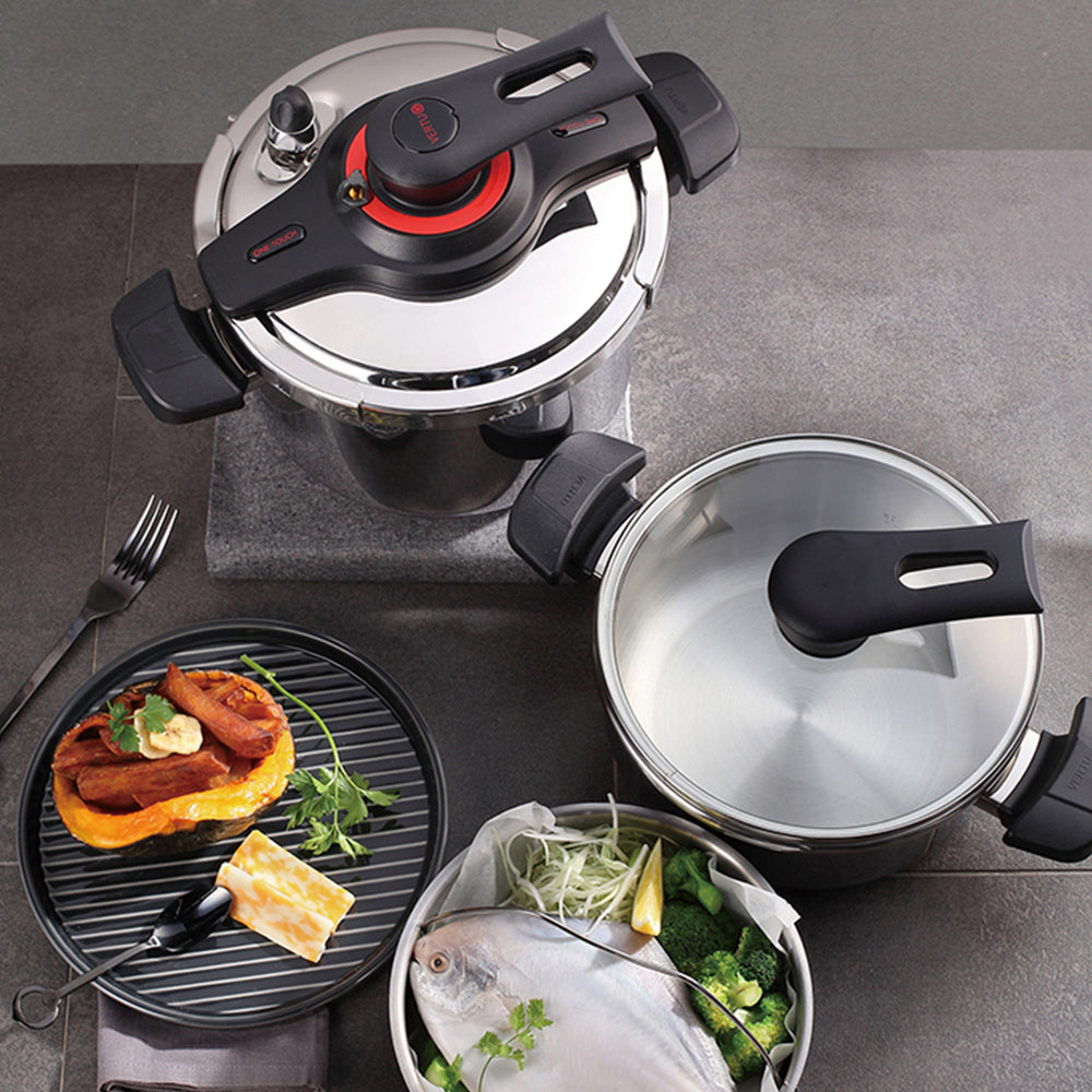 Bộ nồi áp suất Inox IH 3 trong 1 hiệu PN VGPC2-SET [6 món]
