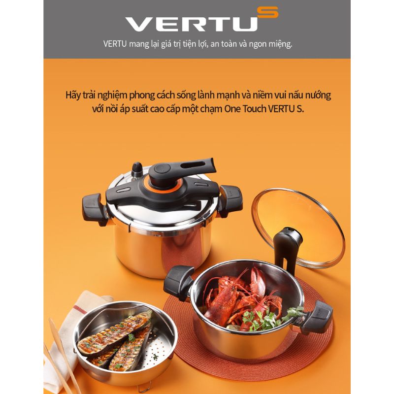 Nồi áp suất Inox 3 lớp IH hiệu PN VTSPC-10 [5.5L]