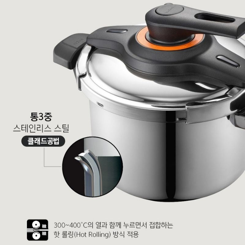 Nồi áp suất inox hiệu POONGNYUN [PN] VTSPC-06 [3.5L]