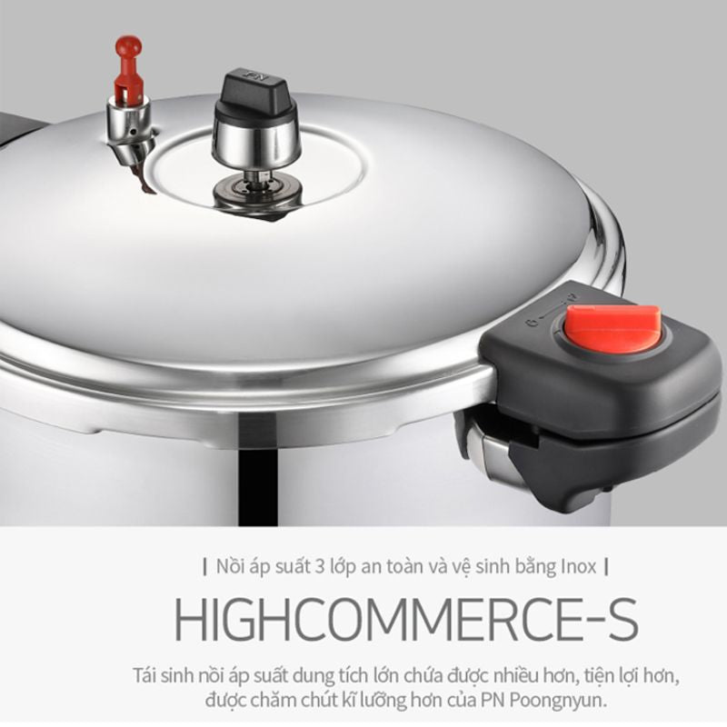 Nồi áp suất Inox 3 lớp hiệu PN PHSPC-20 [11.0L]