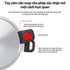 Nồi áp suất nhôm đúc nguyên khối hiệu PN HCAPC-30 [16.0L]