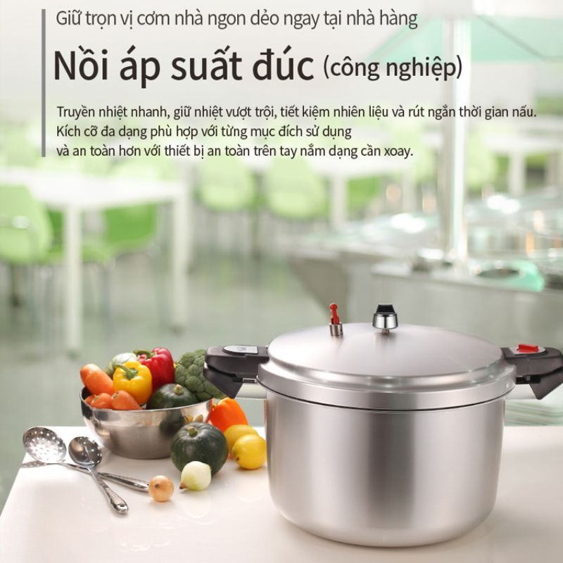 Nồi áp suất nhôm đúc nguyên khối hiệu PN HCAPC-30 [16.0L]
