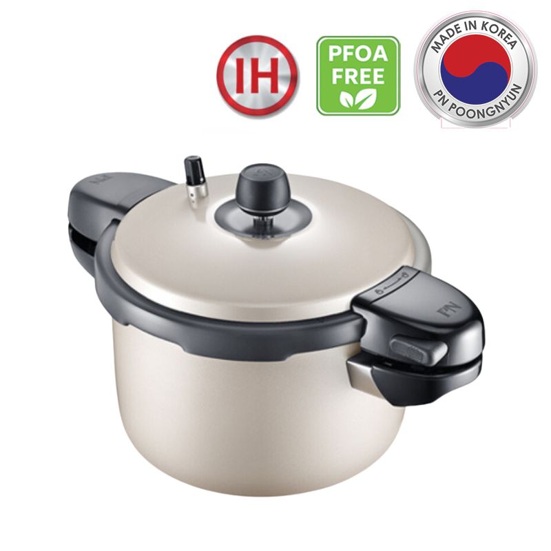 Nồi áp suất nhôm Hard Anodizing IH hiệu PN BEDPC-06(IH) [3.5L]