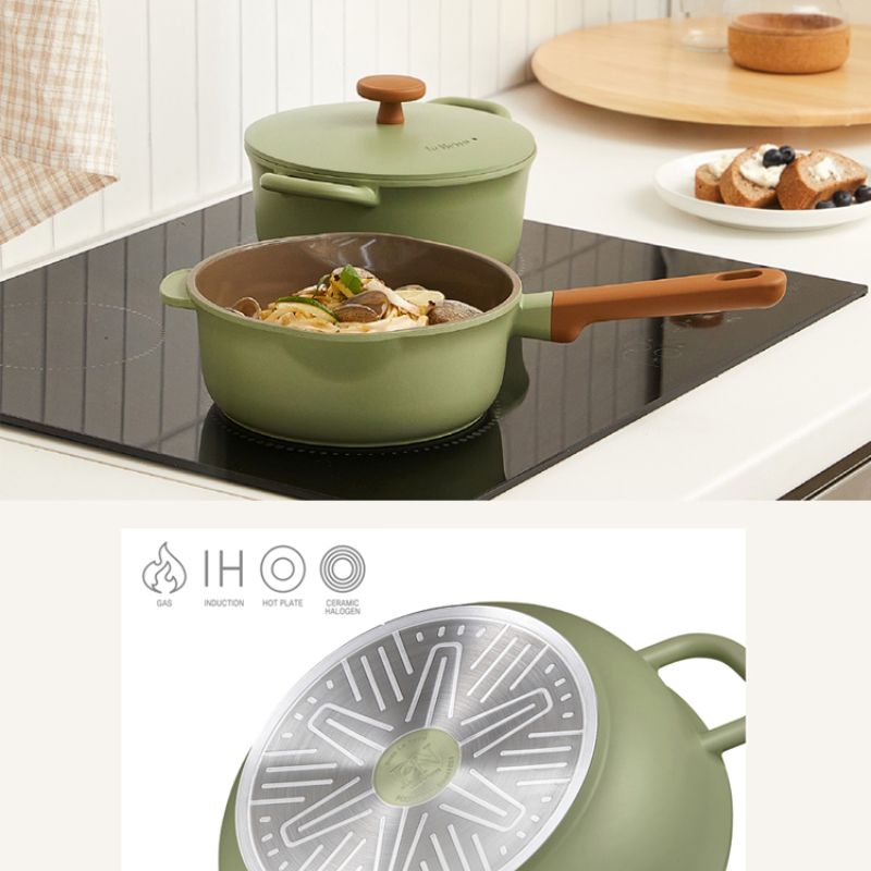 Nồi quánh Ceramic hiệu PN BLRPT-20B(IH) [20cm - 2.1L]