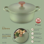 Nồi casserole Ceramic hiệu PN BLRPT-20C(IH) [20cm - 2.3L]