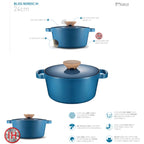 Nồi casserole Ceramic hiệu PN BNPT-24C(IH) [24cm - 4.7L]