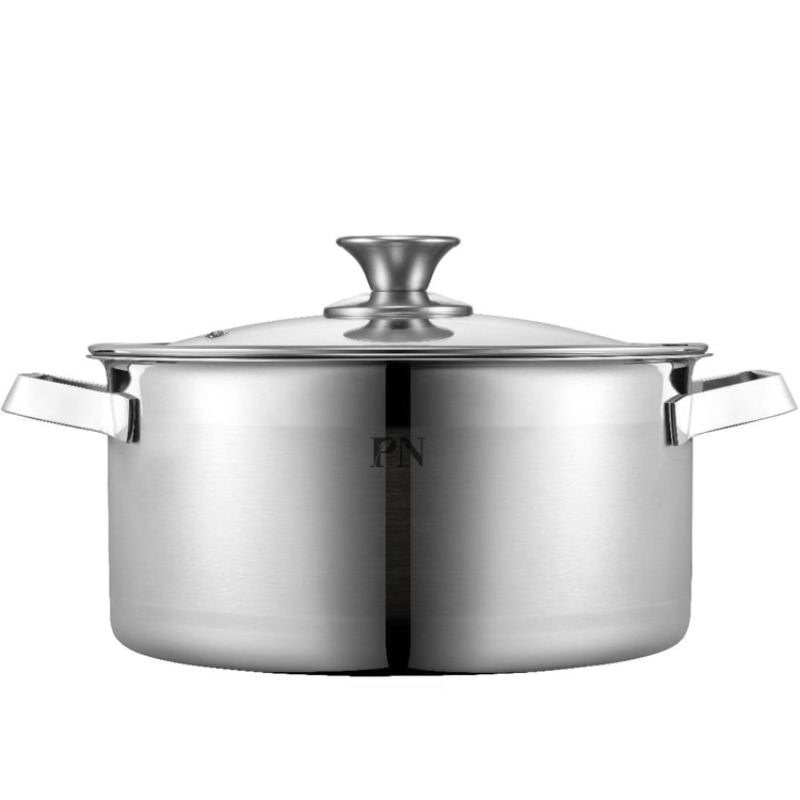 Nồi casserole Inox 1 lớp hiệu PN LCPT-24C(IH) [24cm - 5.3L]