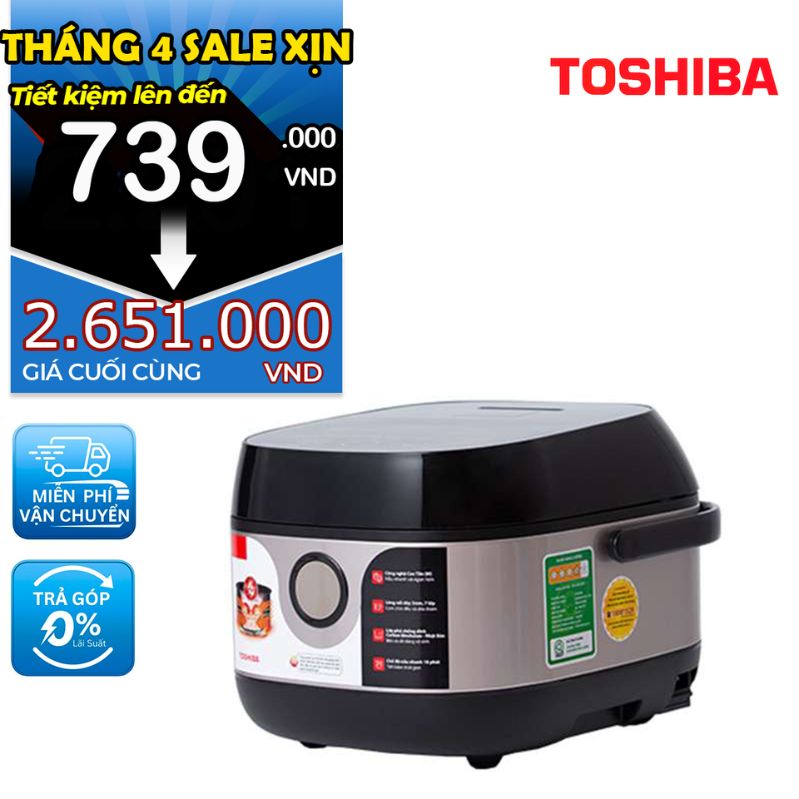 Nồi cơm điện tử cao tần Toshiba RC-18IX1PV [1.8L]